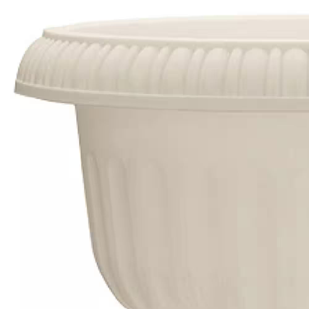 Dynamic Outdoor Resin Grecian Urn Planter Pot, White (4-Pack)