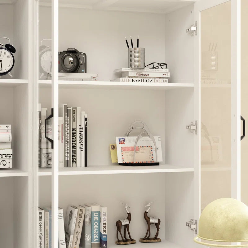 79'' H X 47'' W 4-Tier Office Storage Cabinet with 2-Drawer