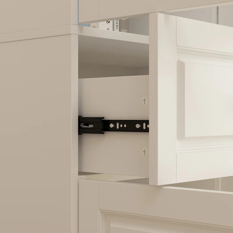 79'' H X 47'' W 4-Tier Office Storage Cabinet with 2-Drawer