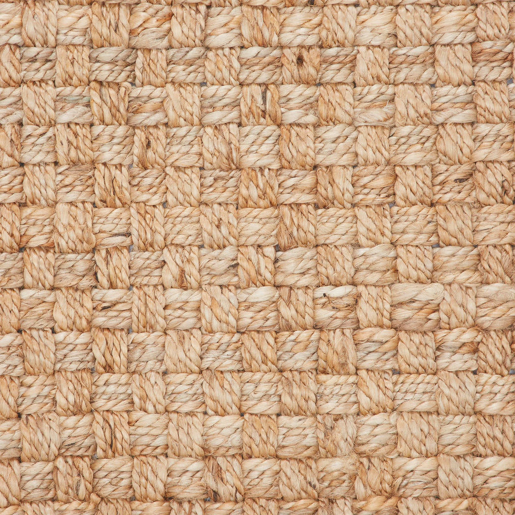Beautiful Outdoor Handwoven Jute Doormat by Drew Barrymore, 18" X 30", White/Natural