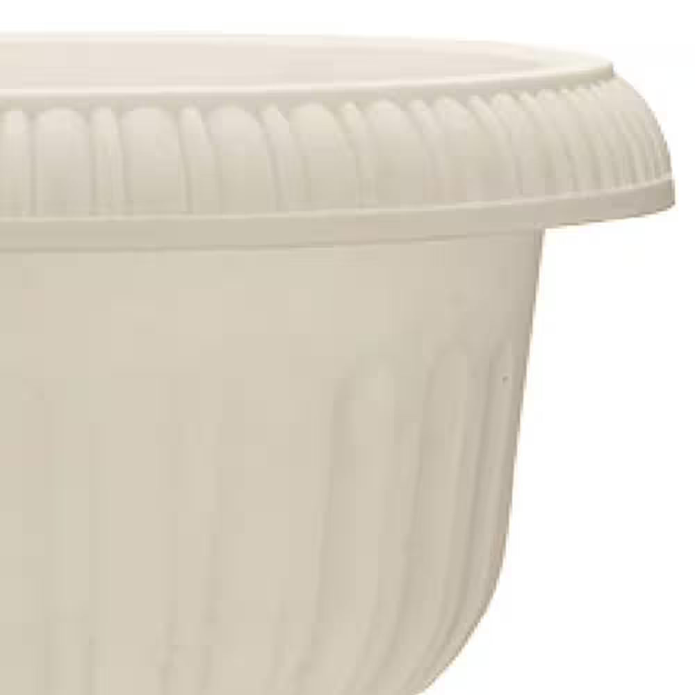 Dynamic Outdoor Resin Grecian Urn Planter Pot, White (4-Pack)