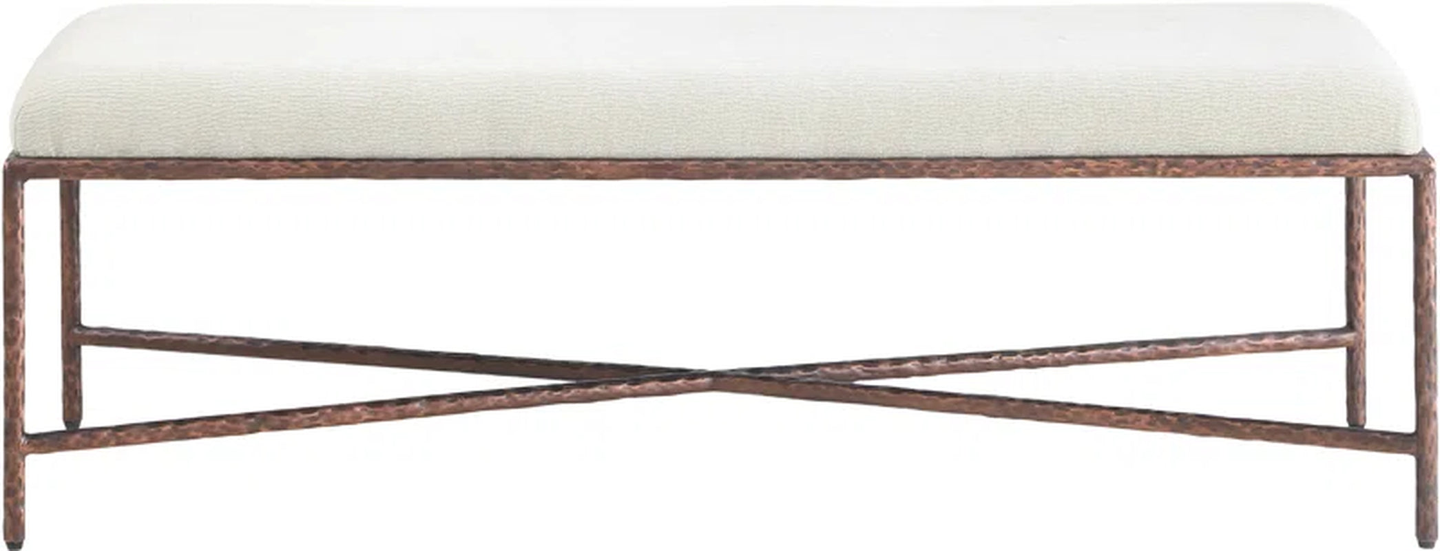 Iyania Chenille Fabric Bench